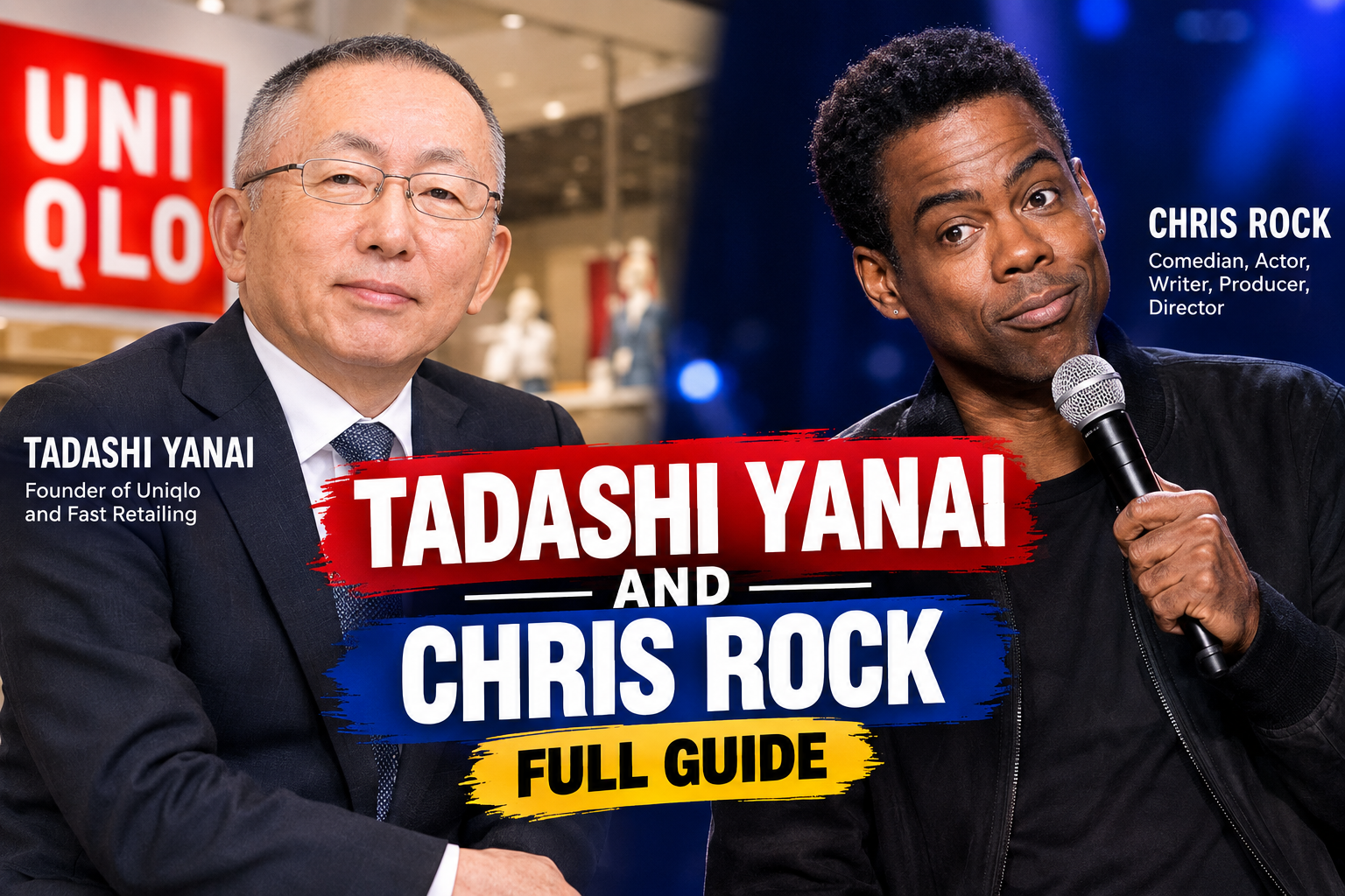 Tadashi Yanai and Chris Rock: Full Guide